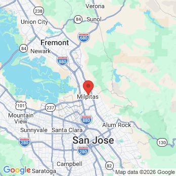 Map to Crystal Dental - Milpitas office in Milpitas, CA