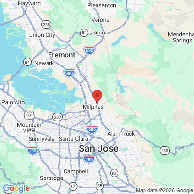 Map to  office in Milpitas, CA