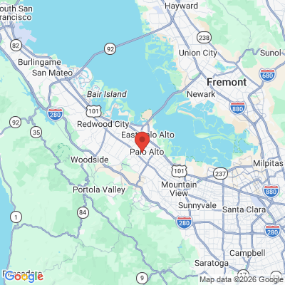 Map to  office in Palo Alto, CA