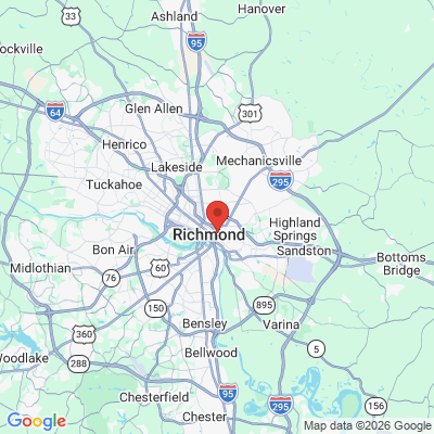 Map to  office in Richmond, VA