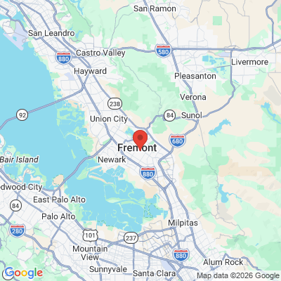 Map to  office in Fremont, CA