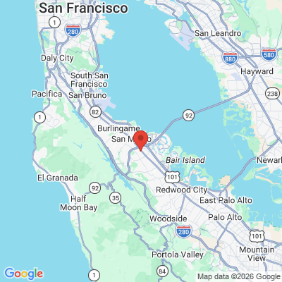 Map to  office in San Mateo, CA