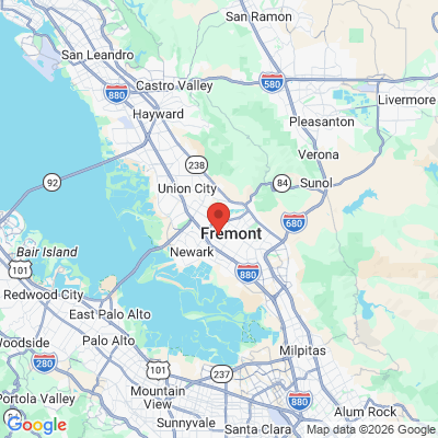 Map to Amisha V. Patel, DMD | Fremont Family Dentistry office in Fremont, CA