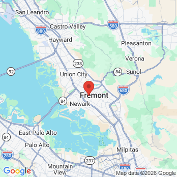 Map to Fremont Oral Surgery  office in Fremont, CA