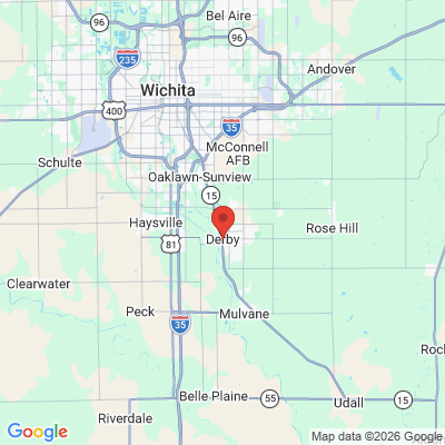 Map to  office in Derby, KS