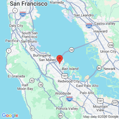 Map to  office in Foster City, CA