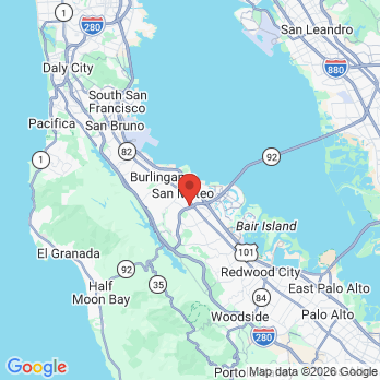 Map to T JEFF POWERS, DDS office in San Mateo, CA