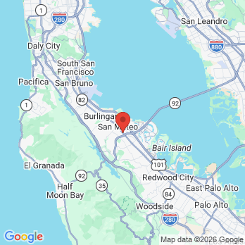 Map to Primary Office office in San Mateo, CA