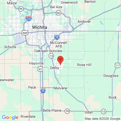 Map to  office in Derby, KS