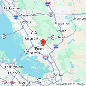 Map to Smiles-R-Us office in Fremont, CA