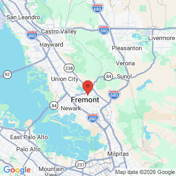 Map to NorCal Endodontics office in Fremont, CA