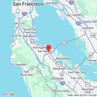 Map to  office in San Mateo, CA