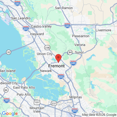 Map to Fremont Comprehensive Dentistry, office of Dr. Yvonne Chen DMD office in Fremont, CA