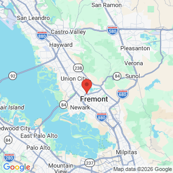 Map to Primary Office office in Fremont, CA