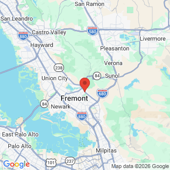 Map to Primary Office office in Fremont, CA