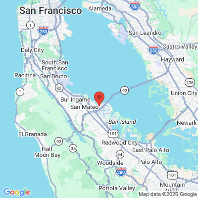 Map to  office in San Mateo, CA