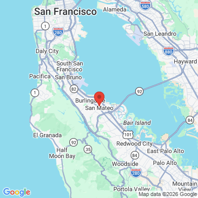 Map to  office in San Mateo, CA