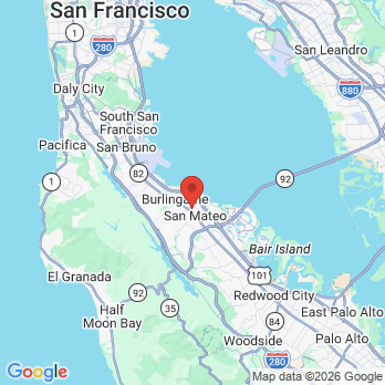 Map to Image Orthodontics office in San Mateo, CA