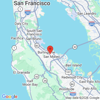 Map to fiori dental office in San Mateo, CA