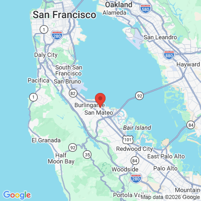 Map to  office in San Mateo, CA