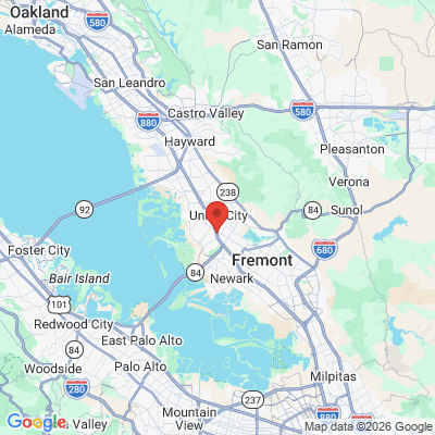 Map to  office in Fremont, CA