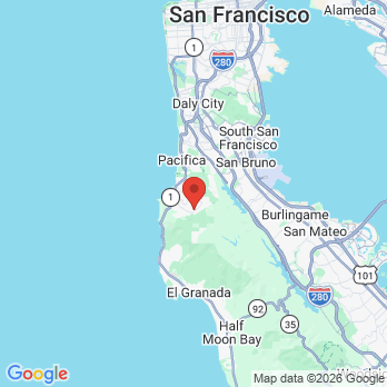 Map to Marvin S. Kobori, D.D.S office in Pacifica, CA
