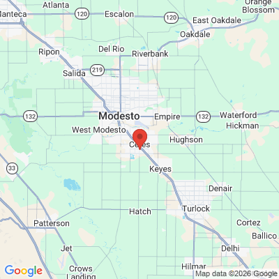 Map to  office in Ceres, CA