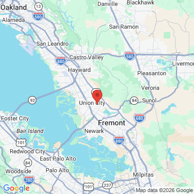 Map to  office in Union City, CA