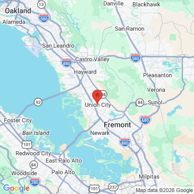 Map to  office in Union City, CA
