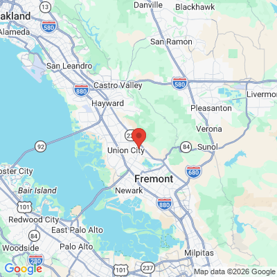 Map to  office in Union City, CA