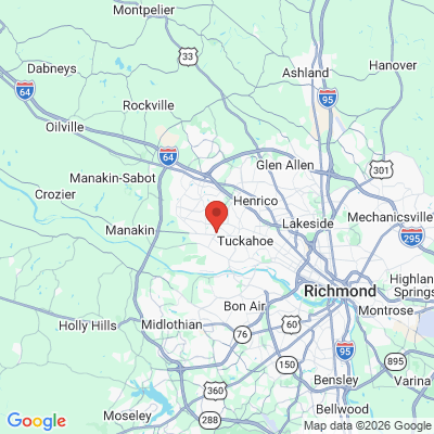 Map to  office in Henrico, VA