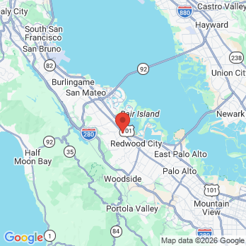 Map to City Dental Group office in San Carlos, CA