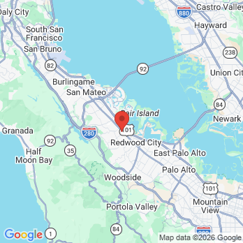 Map to Terence G Clancy DDS office in San Carlos, CA