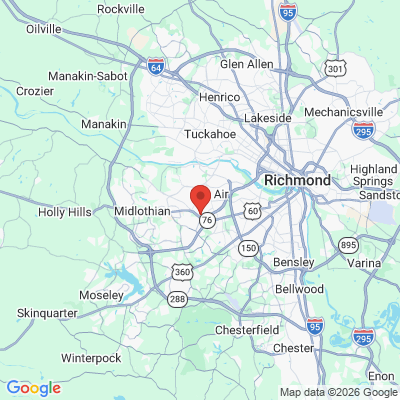 Map to  office in North Chesterfield, VA