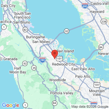 Map to NorCal TMJ & Sleep Apnea clinic office in San Carlos, CA