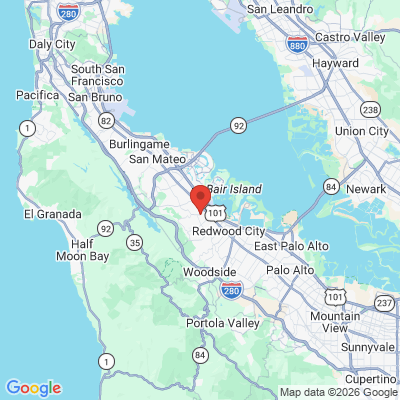 Map to  office in San Carlos, CA