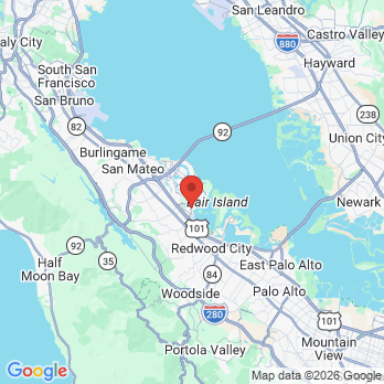 Map to REDWOOD SHORES DENTAL CARE office in Redwood City, CA