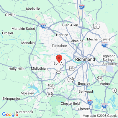 Map to  office in Bon Air, VA
