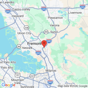 Map to Julie C LaMar office in Fremont, CA