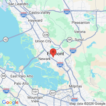 Map to Serene Dental - Fremont office in Fremont, CA