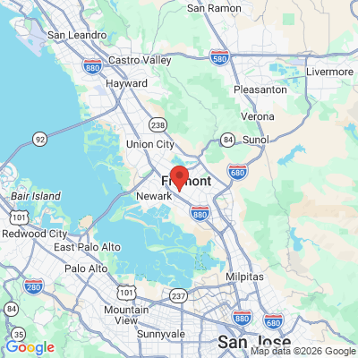 Map to Serene Dental - Fremont office in Fremont, CA