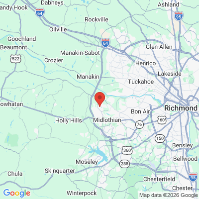 Map to  office in Midlothian, VA