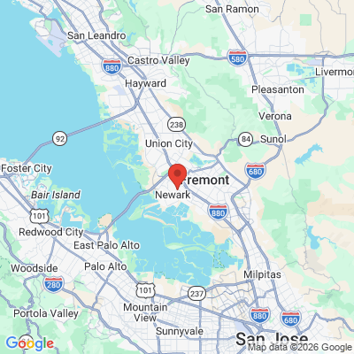 Map to  office in Newark, CA