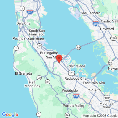 Map to  office in San Mateo, CA