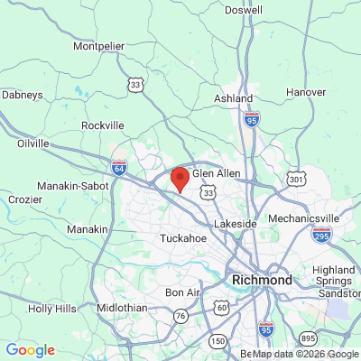 Map to  office in Glen Allen, VA