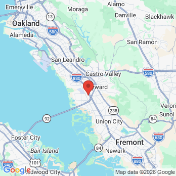 Map to Primary Office office in Hayward, CA