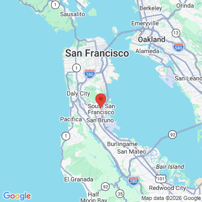 Map to  office in South San Francisco, CA