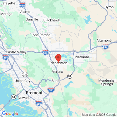 Map to  office in Pleasanton, CA