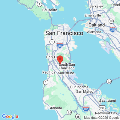 Map to Avalos Veronica DDS office in South San Francisco, CA