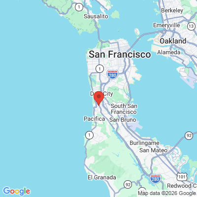 Map to  office in Pacifica, CA